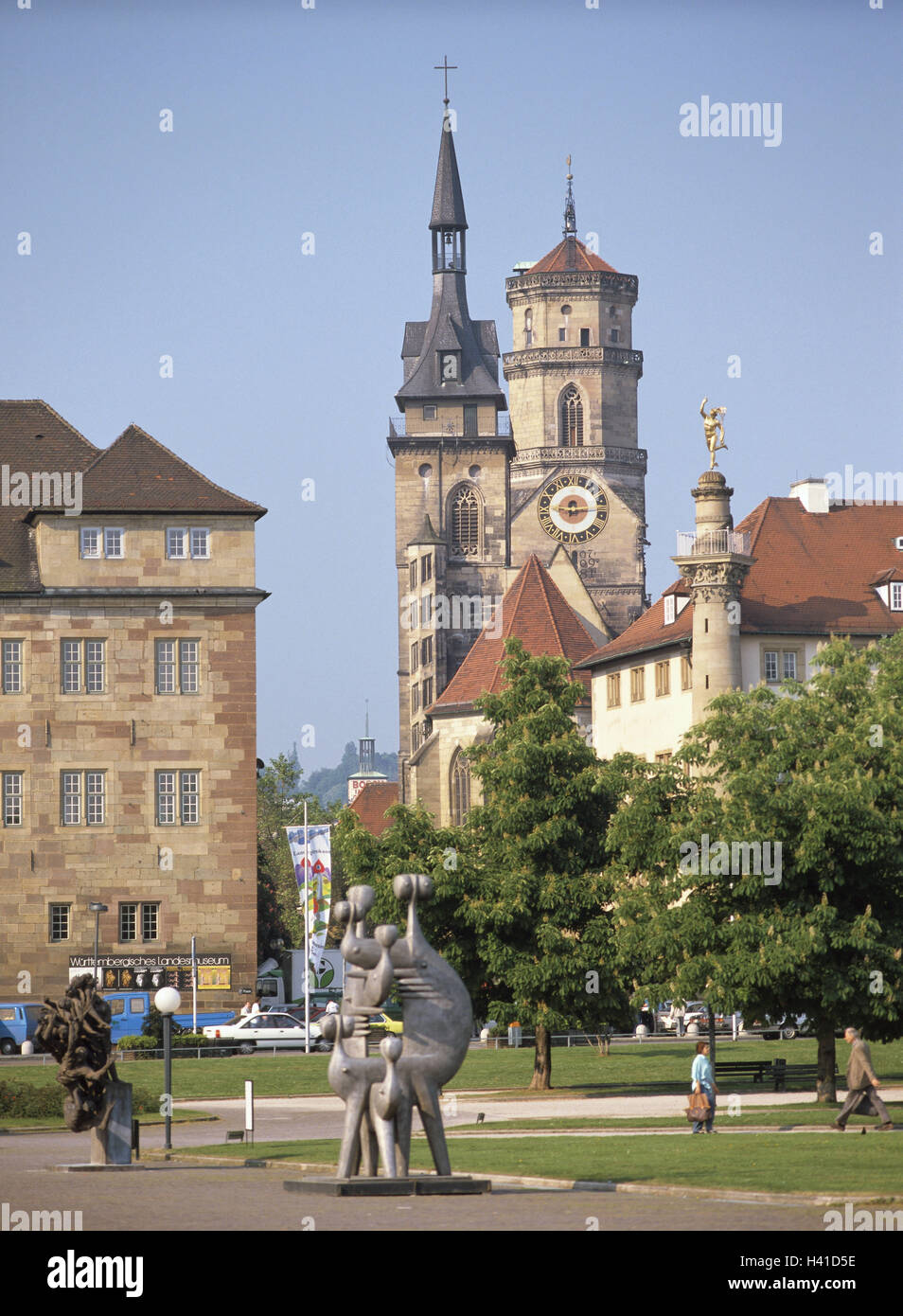 Germany Baden Wurttemberg Stuttgart Old Castle Crown Princes