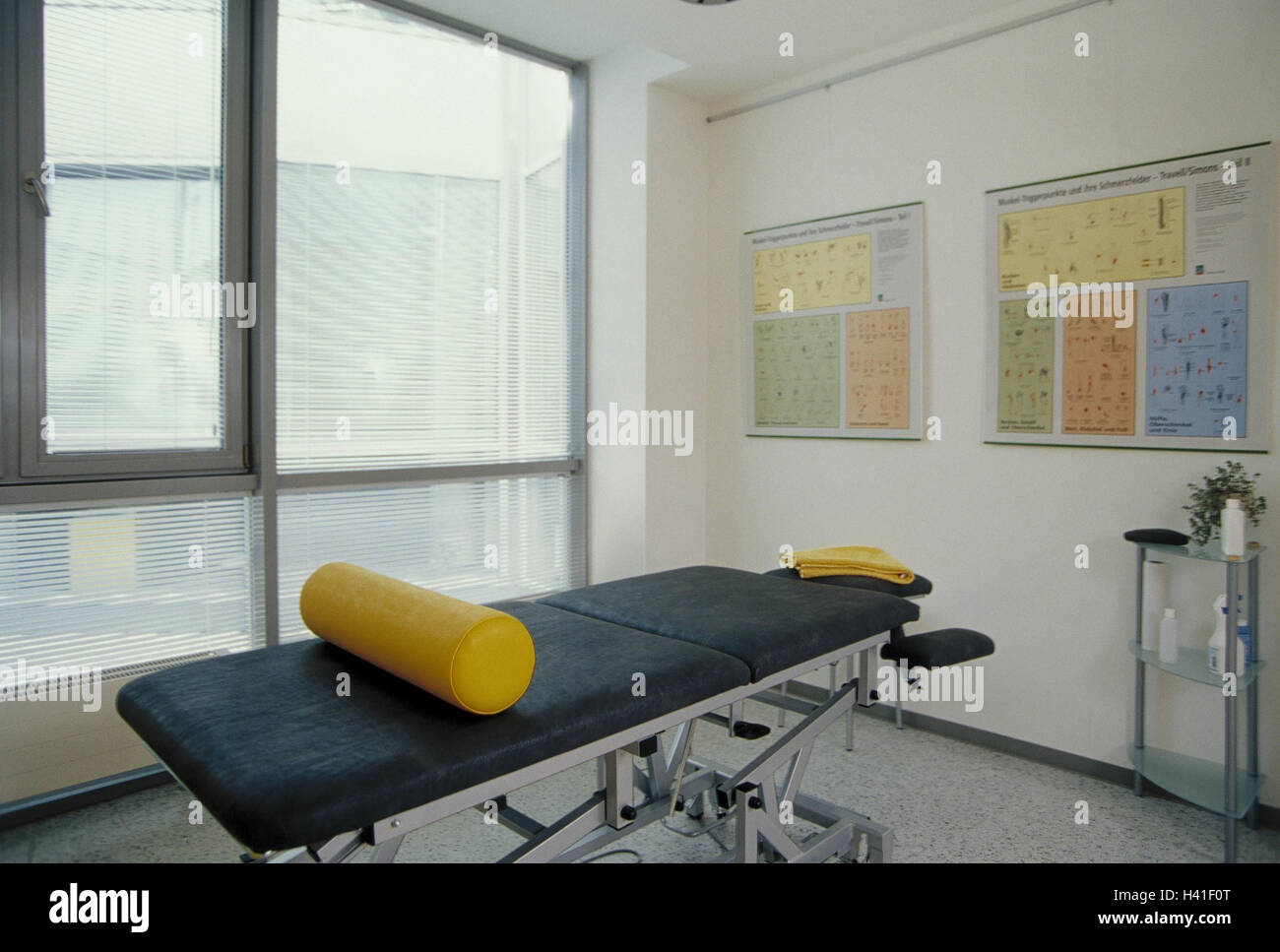 Doctor's office, massage couch physiotherapy, physiotherapy, couch, Still  life, product photography Stock Photo - Alamy