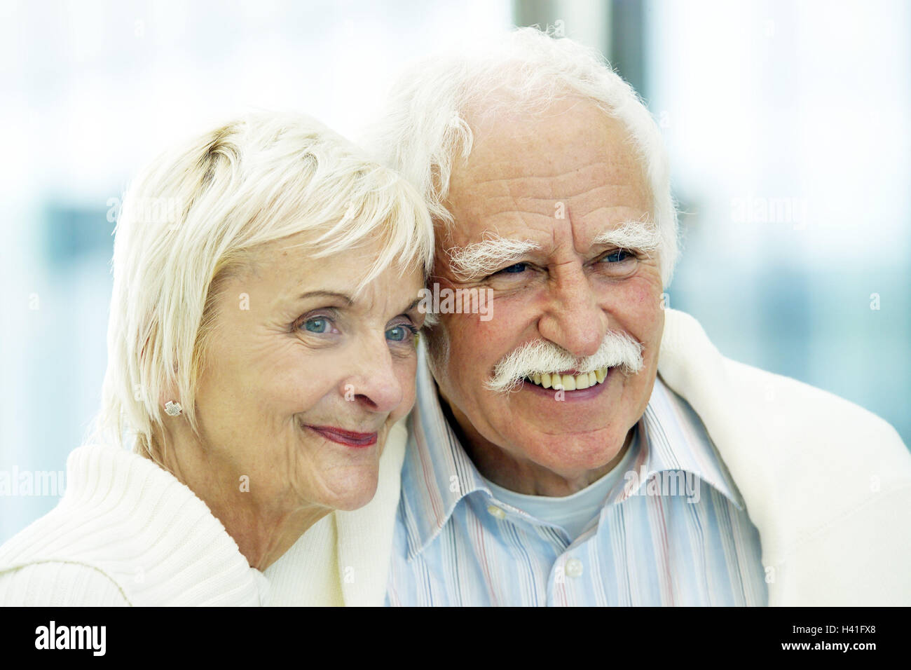 Senior couple, smile, happy, portrait, 6070 years, married couples