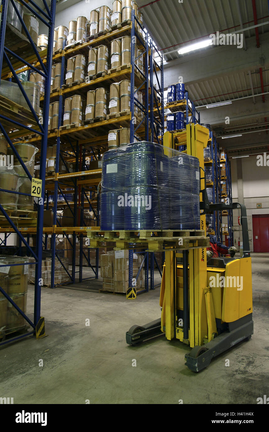 Automatic warehouse, detail, twiglift, storeroom, support, storage place, merchandise stock