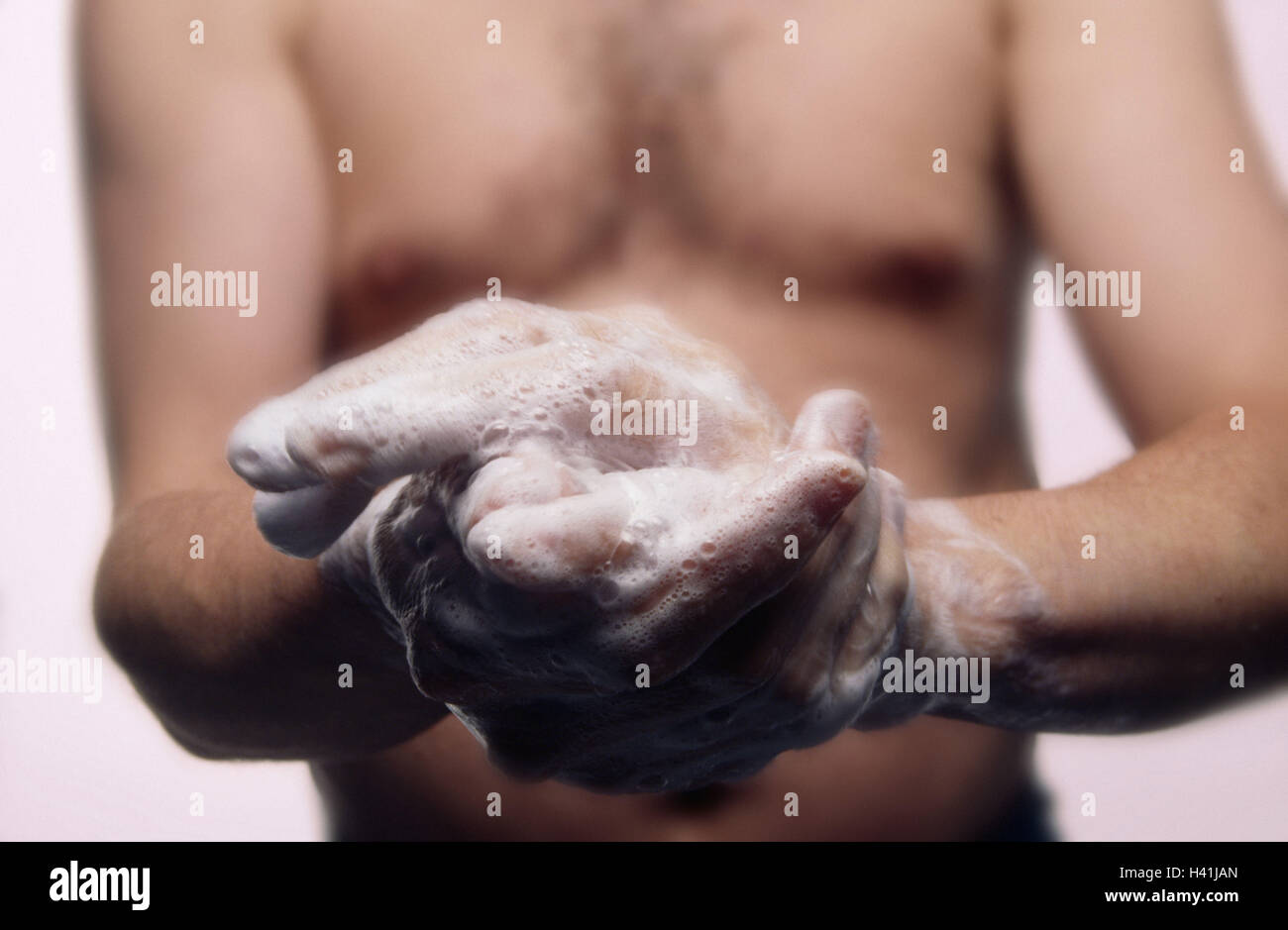 Man Clean Hand Man, hygiene, personal care, hand washing, detail, hands, fingers ...