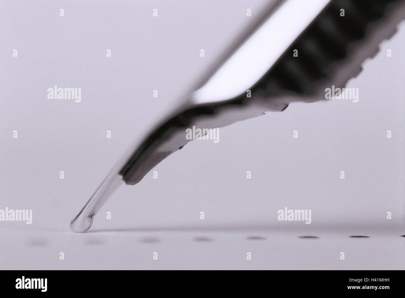 Paper, fountain pens, detail, writing feather, b/w Stock Photo Alamy