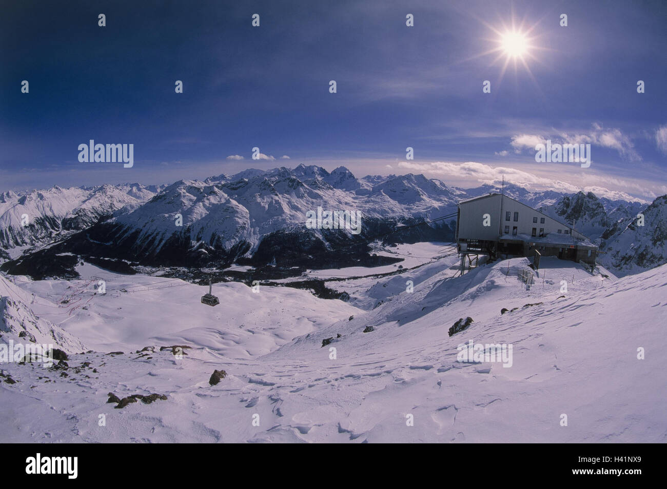 Ski region corviglia High Resolution Stock Photography and Images - Alamy