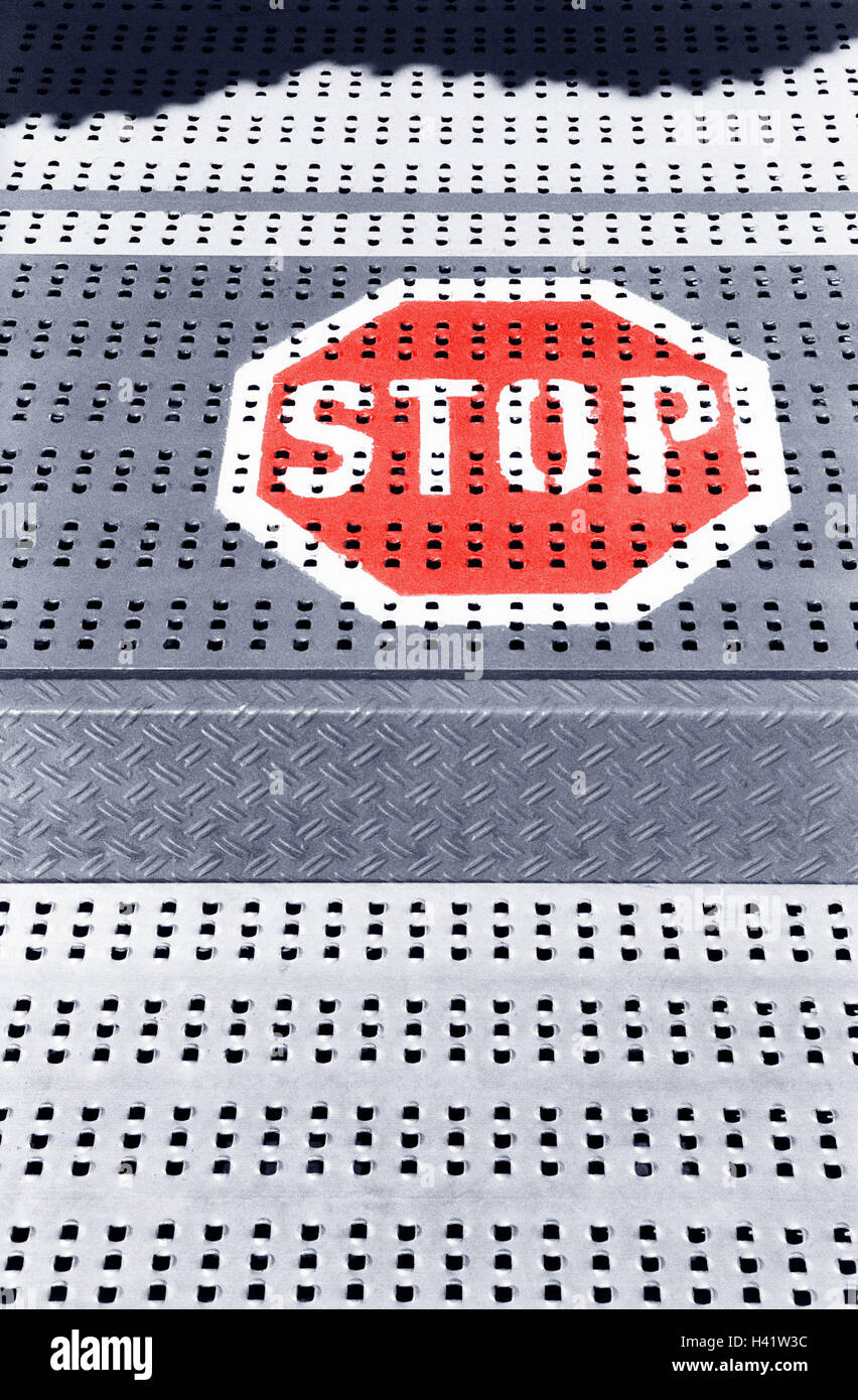 Metal Stop Sign High Resolution Stock Photography And Images Alamy