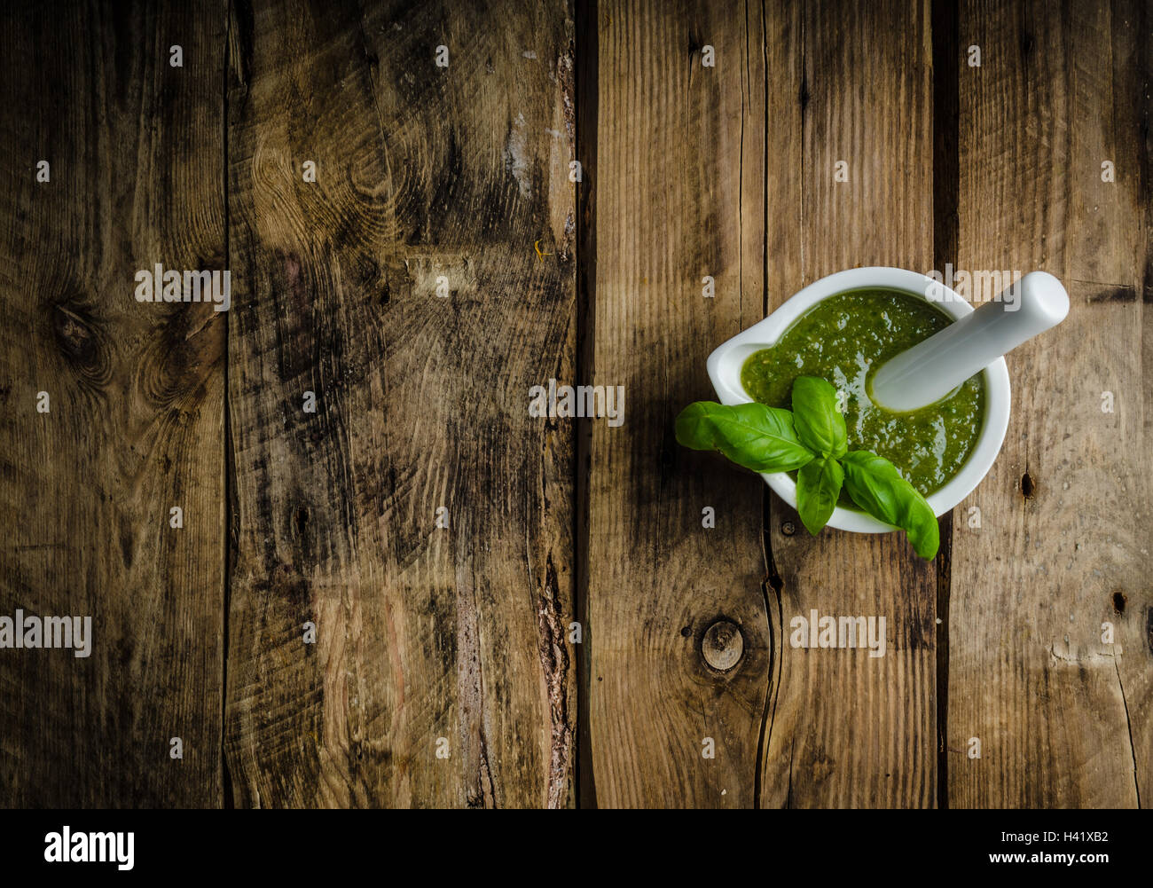 Original Italian pesto from olive oil, basil, nuts, little garlic and ...