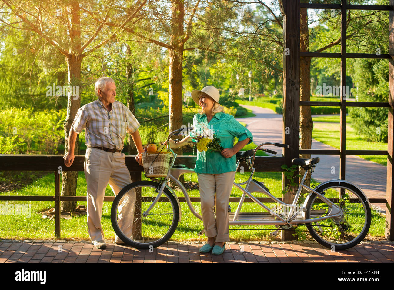 Tandem bike hires stock photography and images Alamy