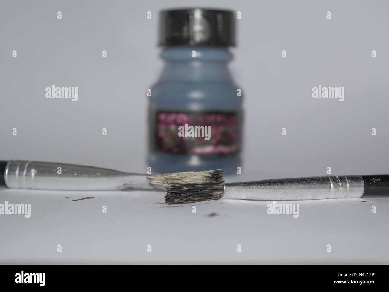 Ink and brush Stock Photo Alamy