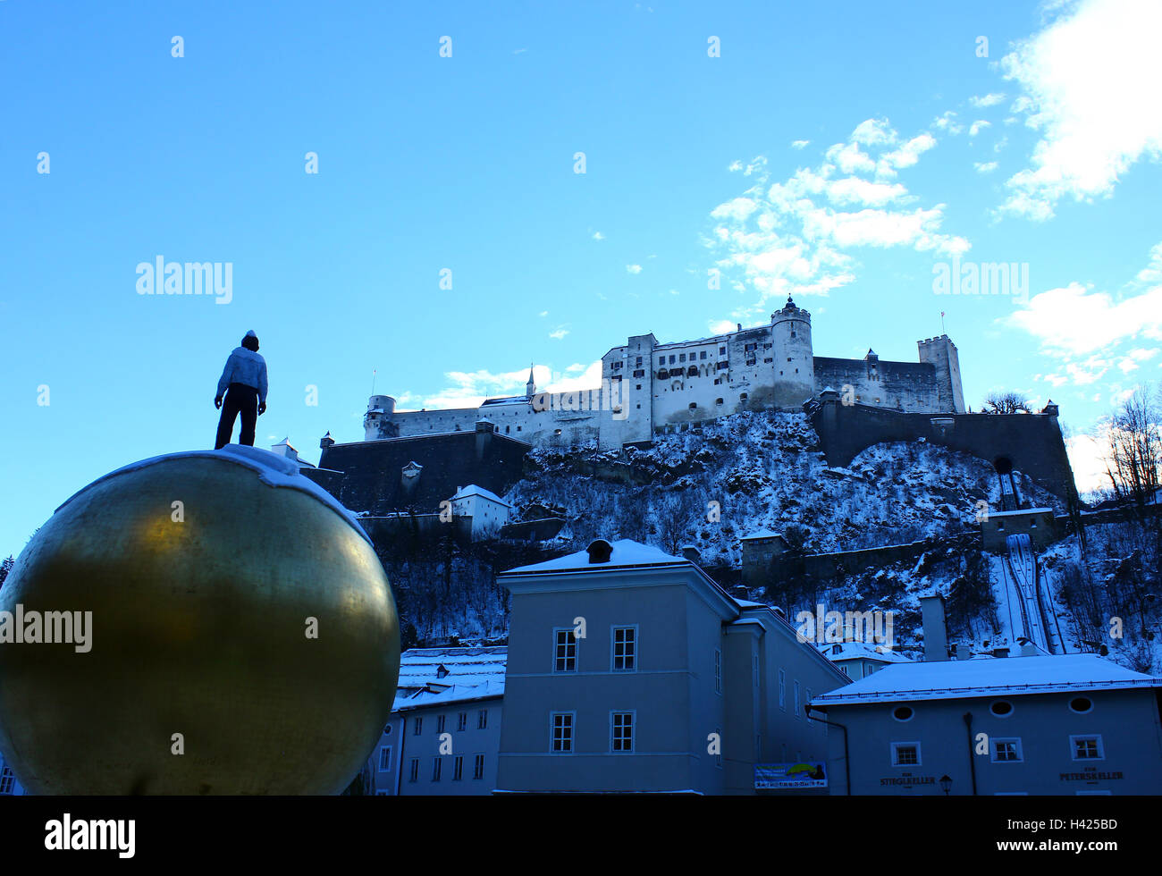 The city of Salzburg, Austria Stock Photo