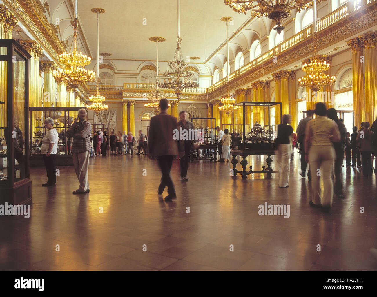 Russia, Saint Petersburg, the Hermitage Museum, art museum, winter ...