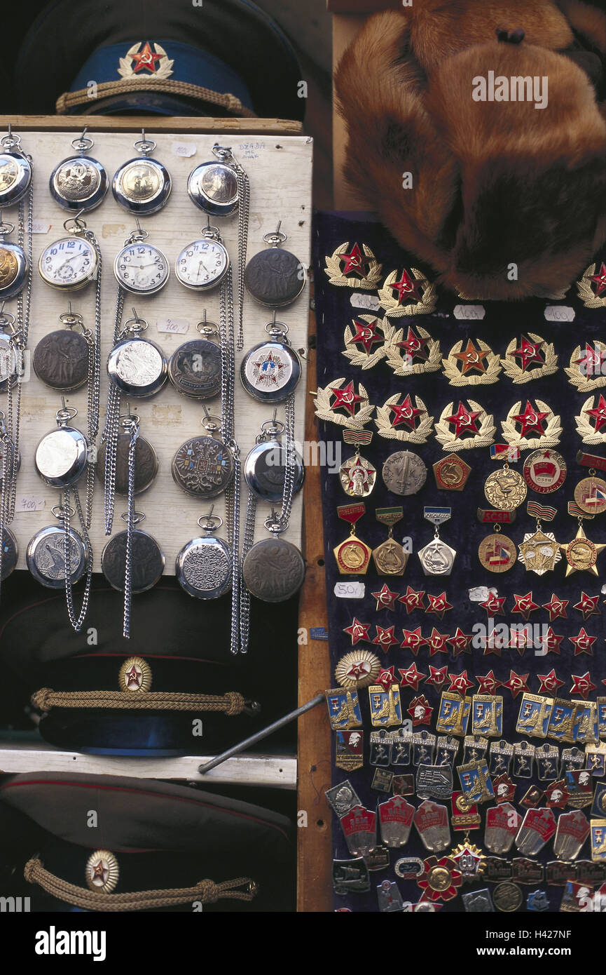 Czech Republic, Prague, souvenir sales, pocket watches, orders East, Europe, Czechia, Bohemia