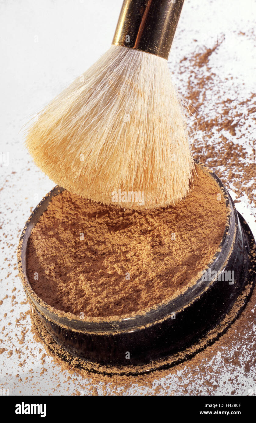 Powder compact, brushes, broached, Beauty, cosmetics, beauty, care