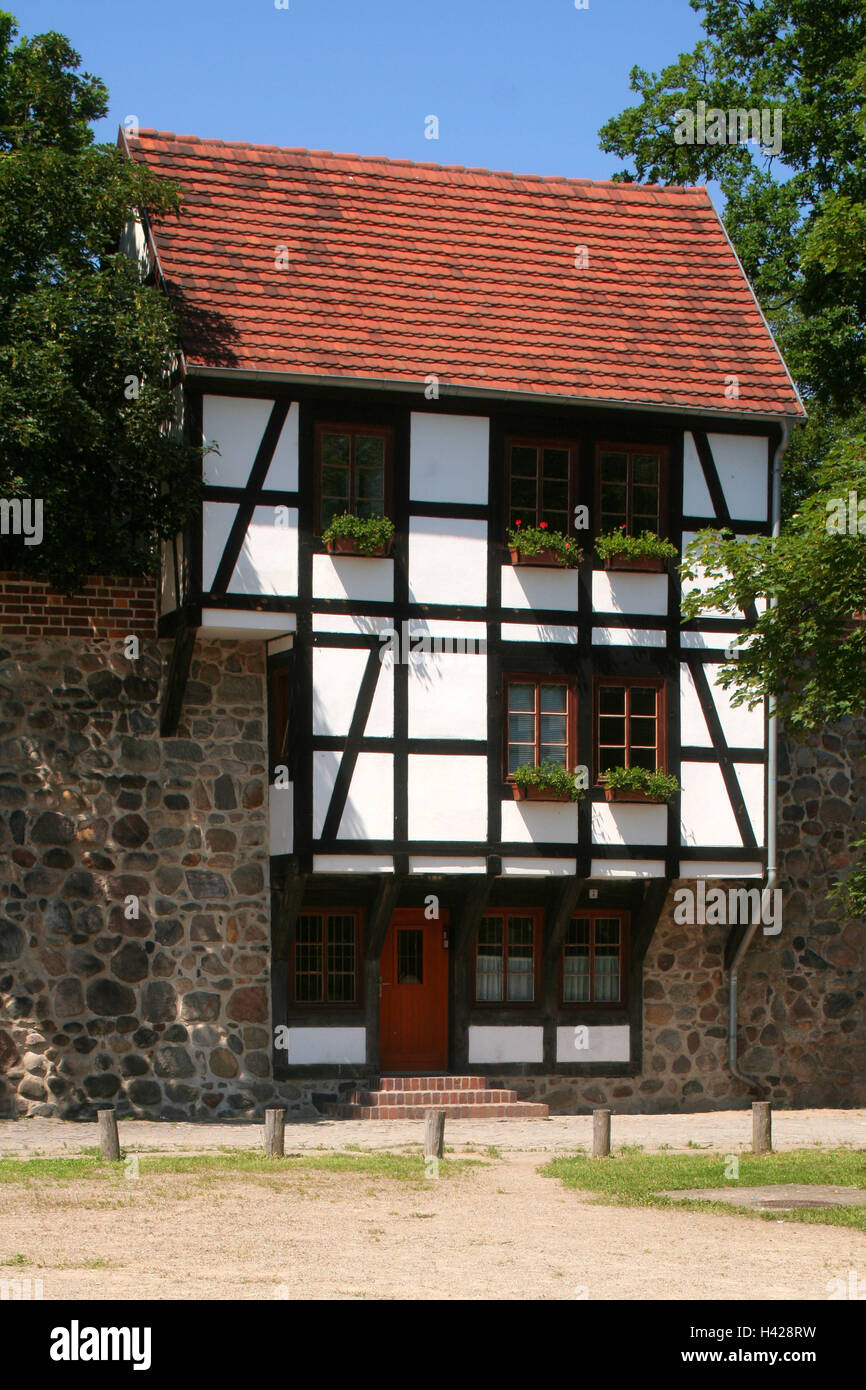 Germany, Neubrandenburg, Wiekhaus Stock Photo Alamy