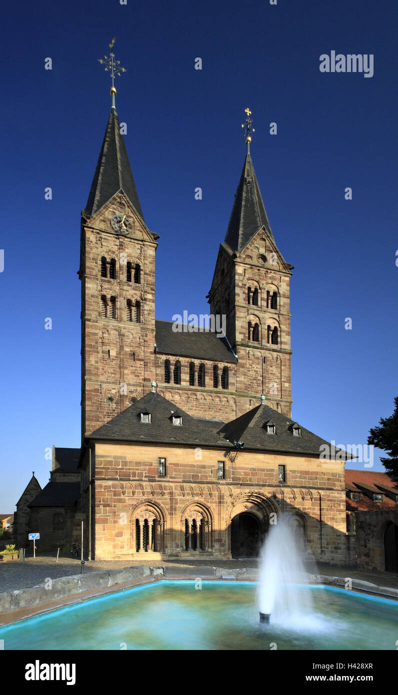 Cathedral St Peter, Fritzlar, Hessen, Germany, Stock Photo