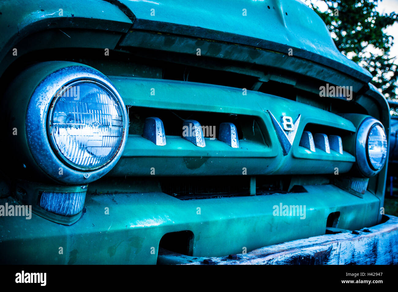 old ford truck Stock Photo