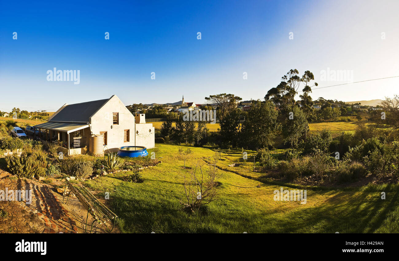 South Africa, Western Cape, Overberg, Zoetendal, Napier, farm house