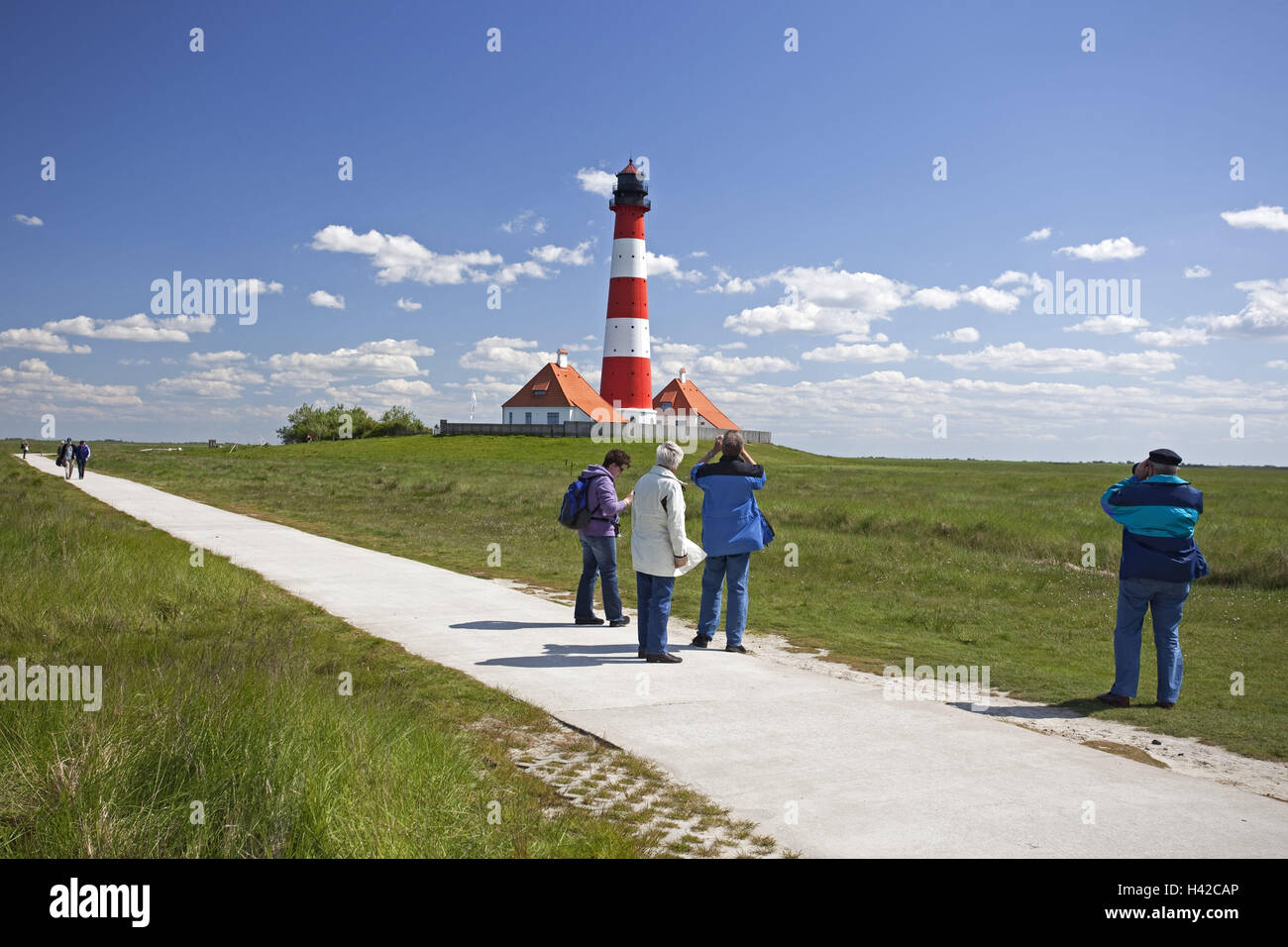 Westerheversand lighthouse germany hi-res stock photography and images ...
