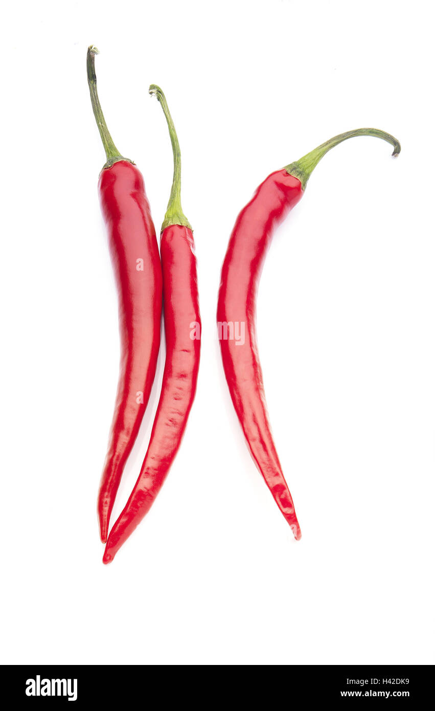 Chilli, pods, three, chilli, Capsicum, chilli pods, spice, hot