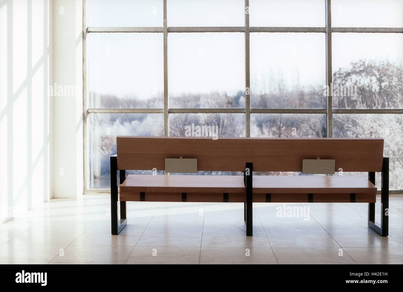 Concept Bench Seat Windows Window Stock Photos Concept Bench