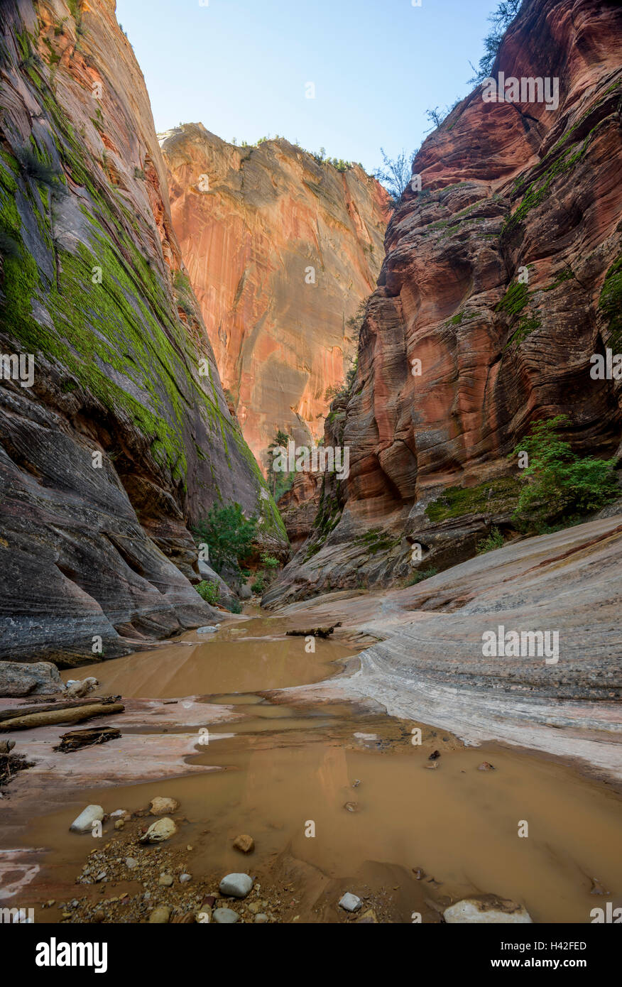 Hidden Canyon, Zion National Park, located in the Southwestern United