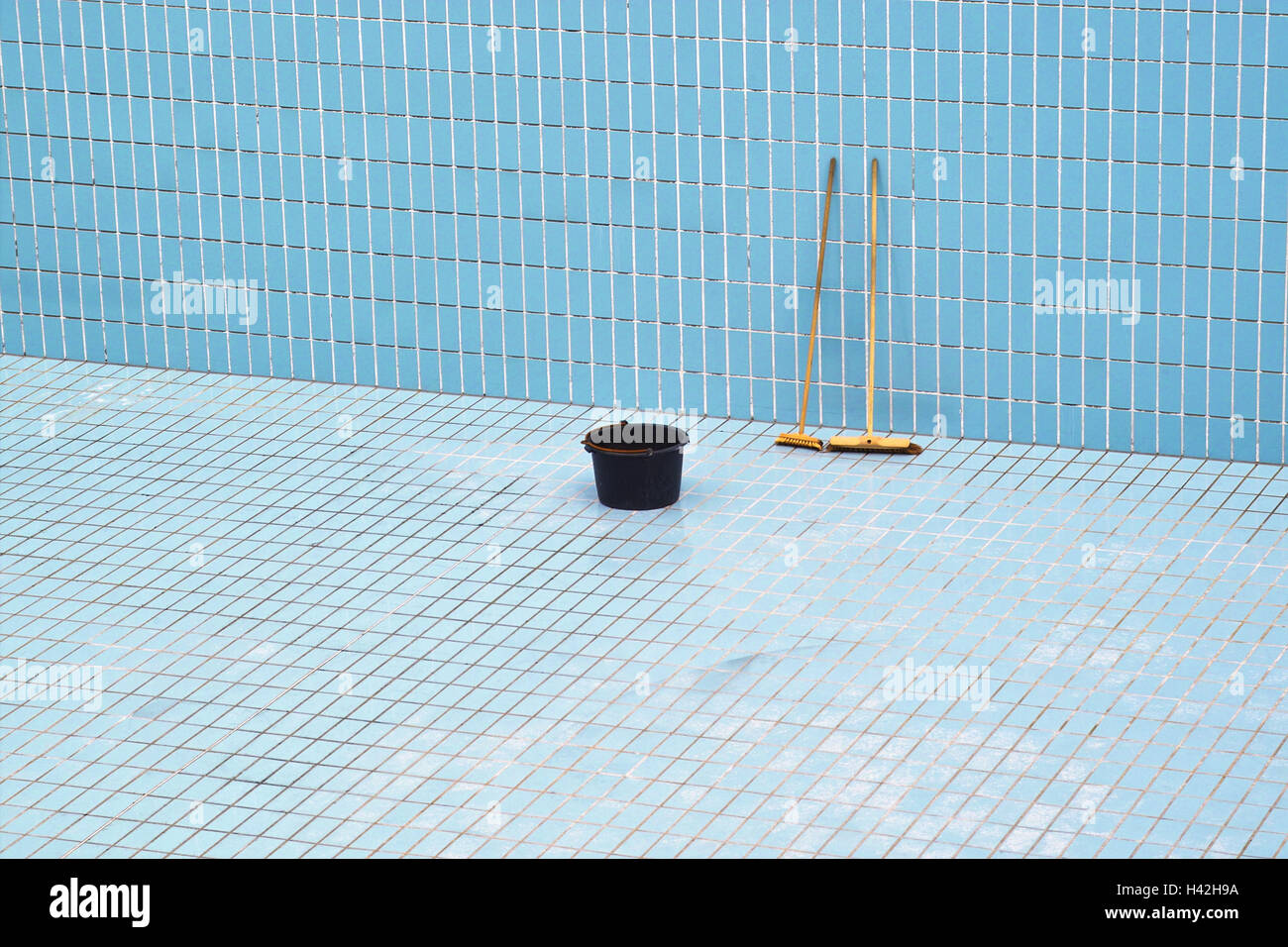 Image result for bucket in empty pool