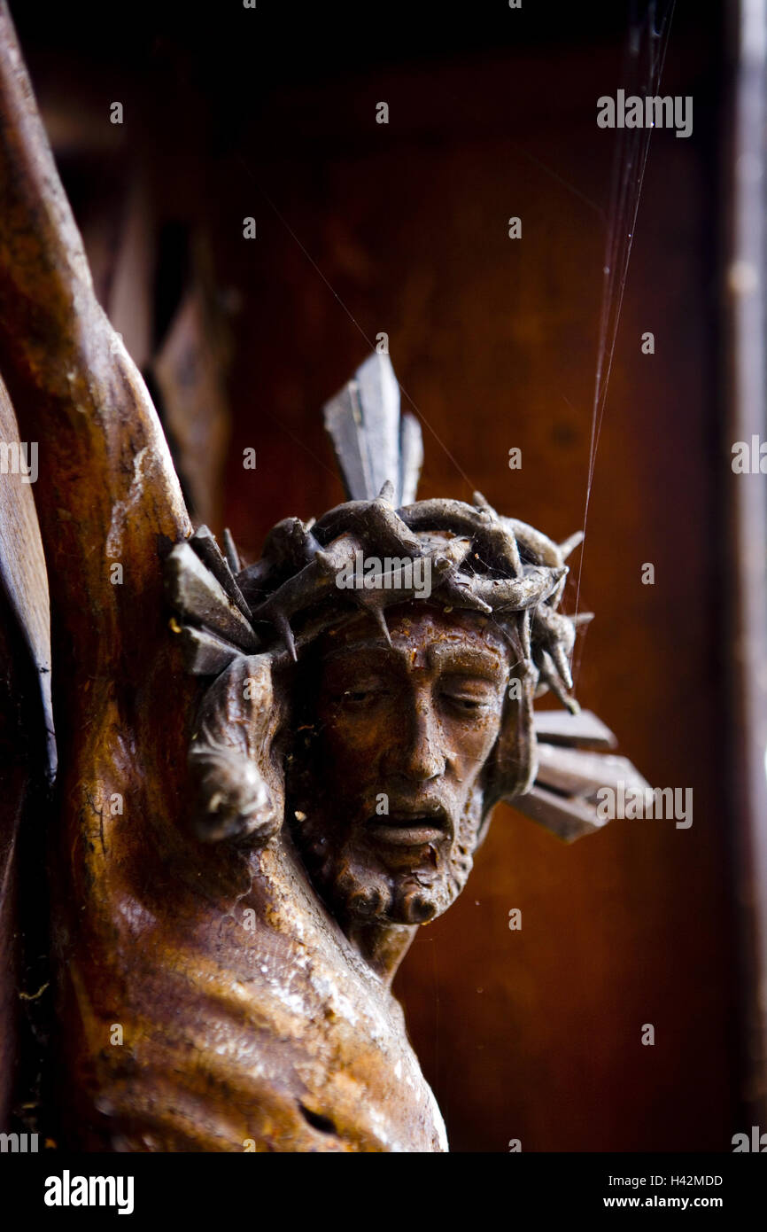 Crucifix, Jesus, close-up, detail, Stock Photo