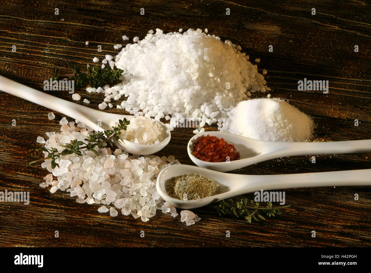 various salts, Stock Photo