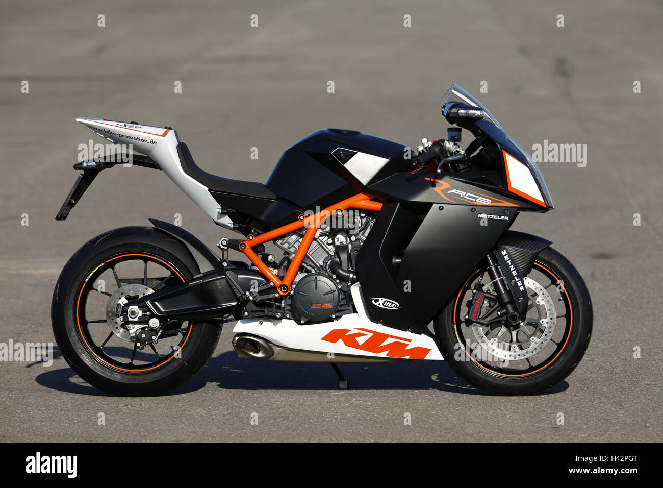 KTM RC8, no property release, Stock Photo