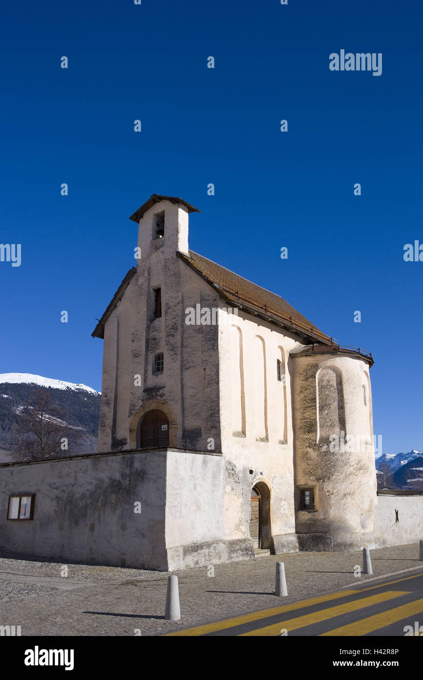 Switzerland, Graubuenden, 'Val Müstair', Müstair, band, Stock Photo