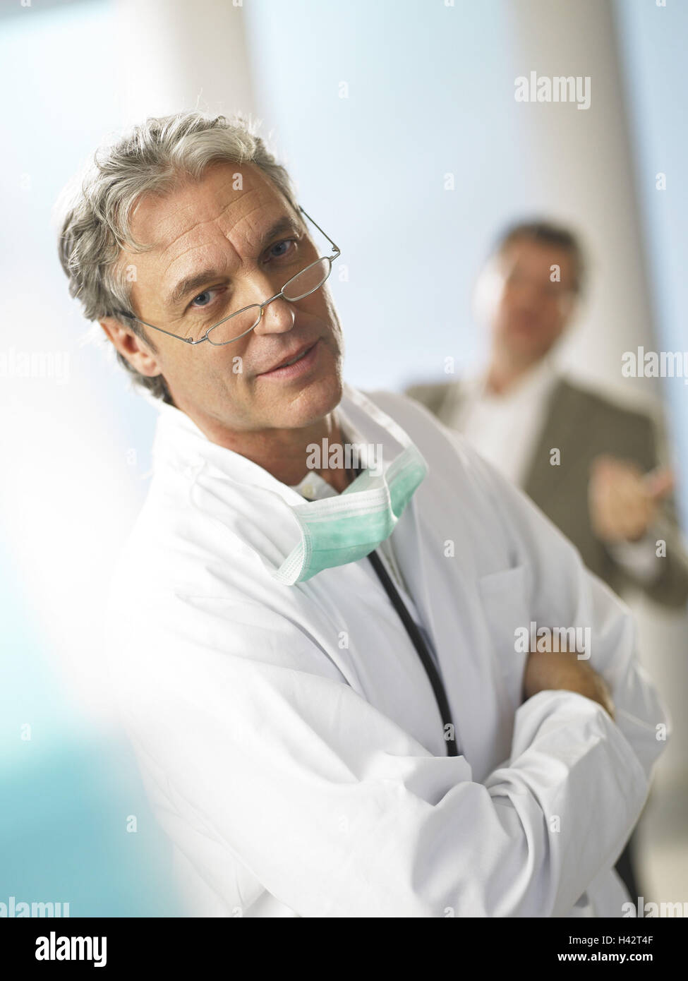 Doctor, patient, conversation, disinterest, Stock Photo