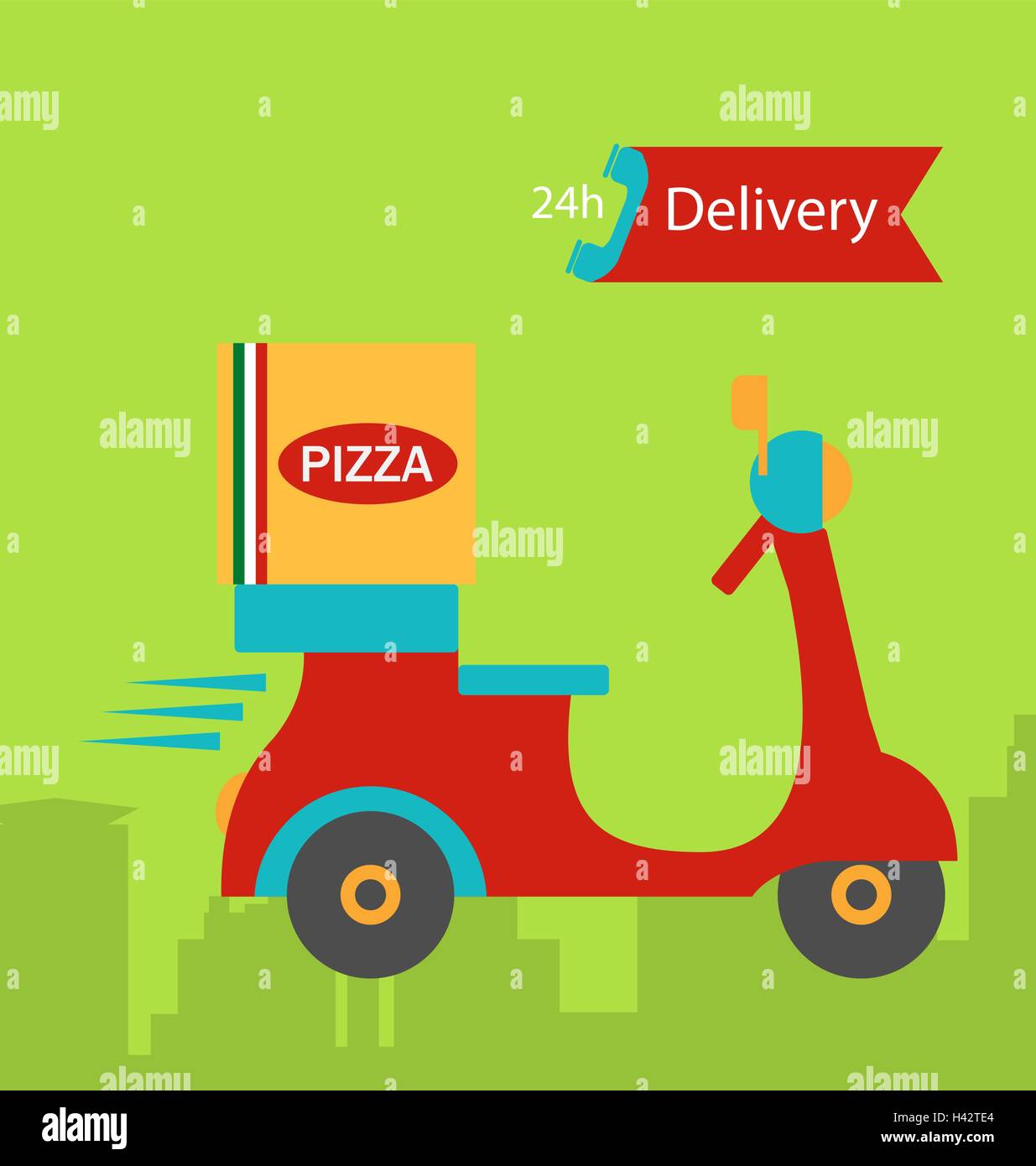 Funny pizza delivery boy hi-res stock photography and images - Alamy