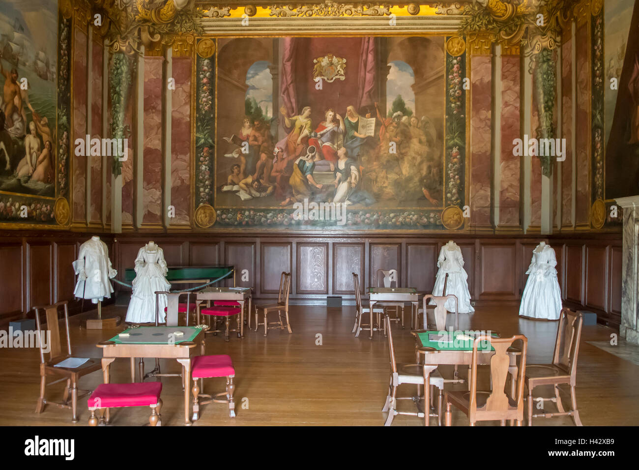 Drawing Room, Hampton Court Palace, Richmond, London, England Stock Photo