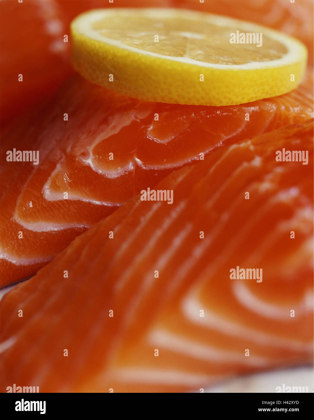 Fish dish, salmon, slice lemon, fish, dish, food, eat, lemon, food