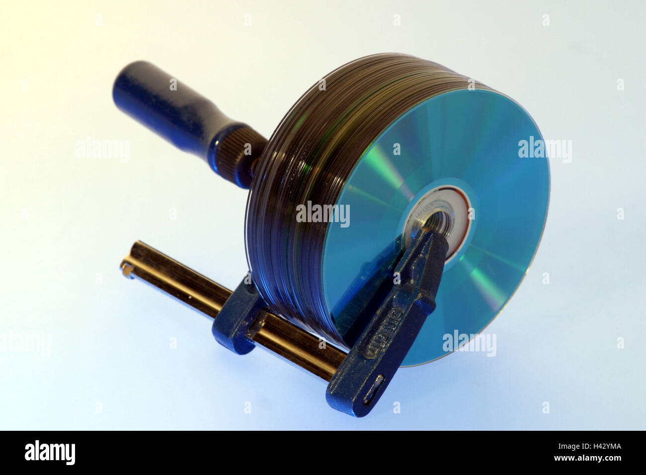 Vice, CD's, clamped, icon, data compression, clamp, compression ...