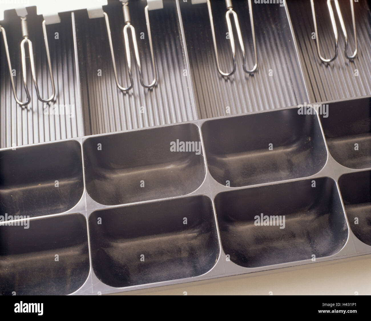 Cash box drawer, opened, blank, cash box, cash box, cash register, openly, bankruptcy