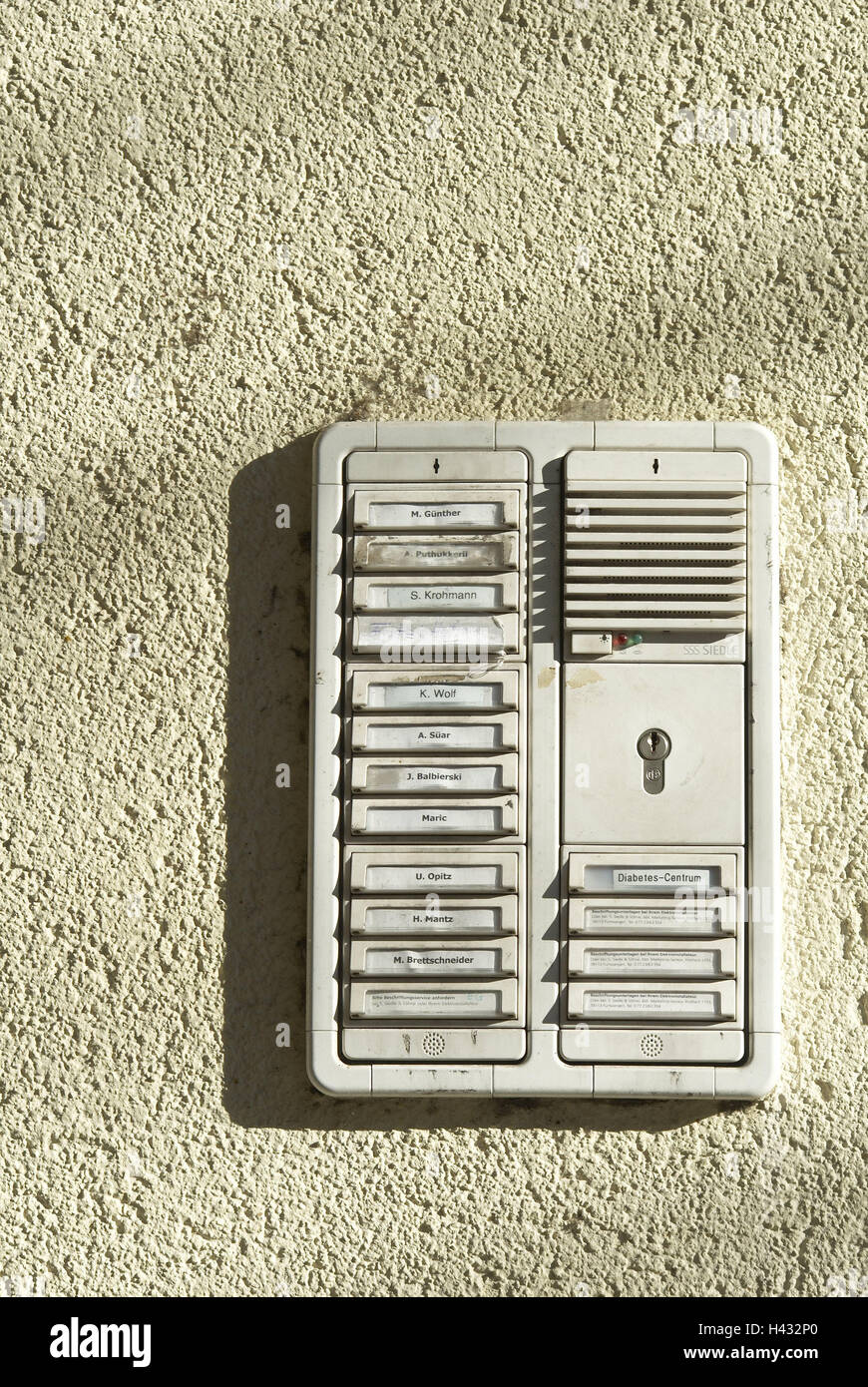Doorbells apartment block hires stock photography and images Alamy