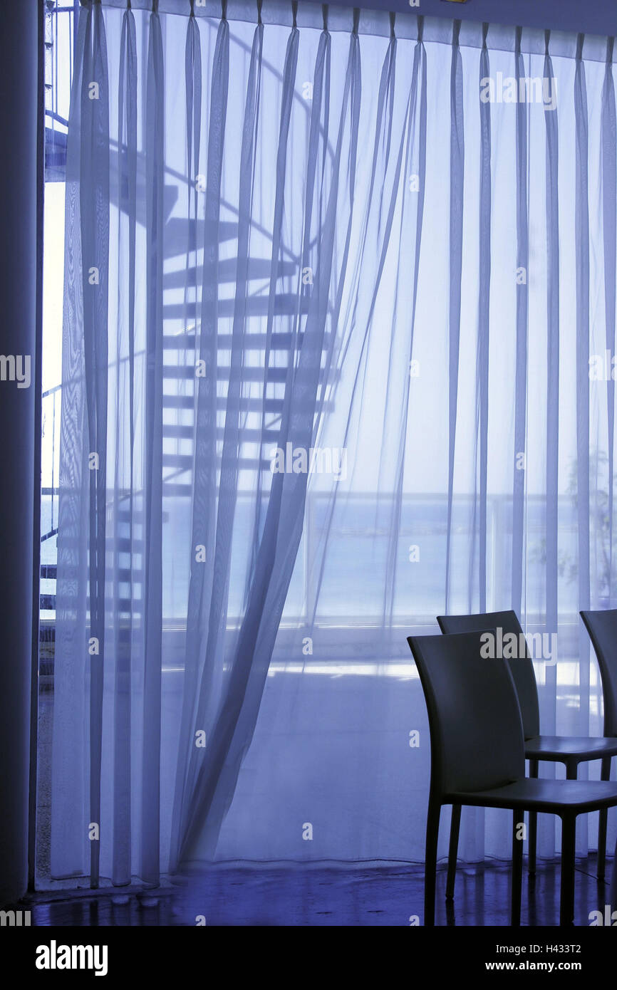 Room Window Curtain Curtains Transparent Easily Chairs