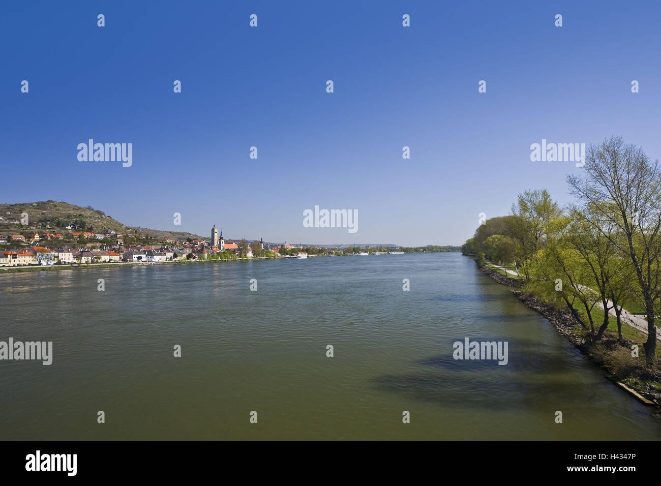 Austria, Wachau, Krems, the Danube, Stock Photo