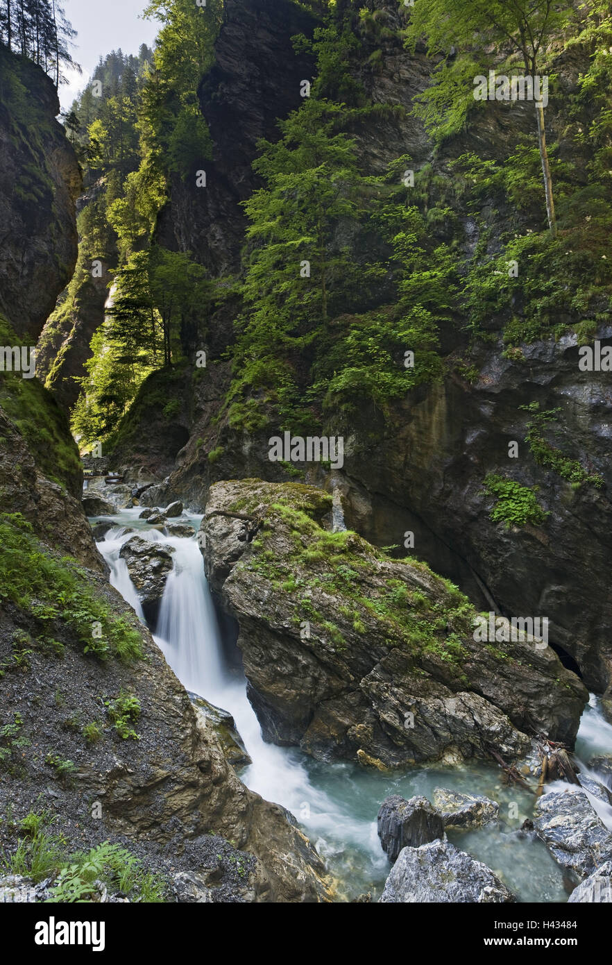 Austria, Salzburg country, Liechtenstein waterfall Stock Photo