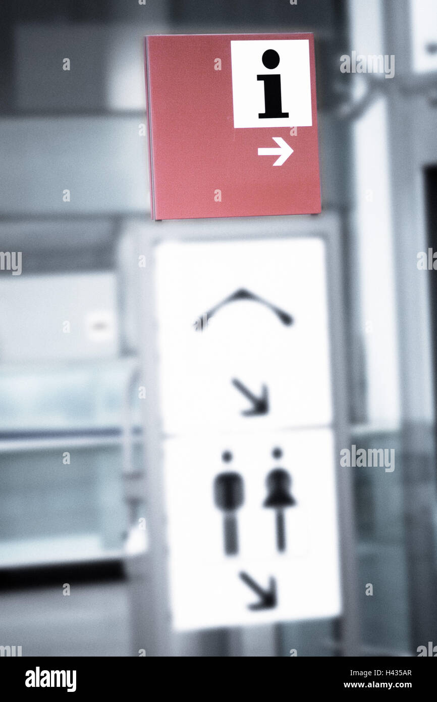 Buildings Publicly Signs Pictograms Signs Hint Toilets