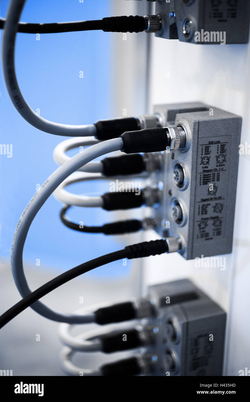 Dispatchercan, cables, plug, detail, Steckverbindungen, cableplugs