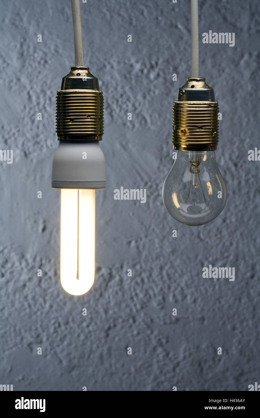 Light bulb, energy economy lamp Stock Photo Alamy