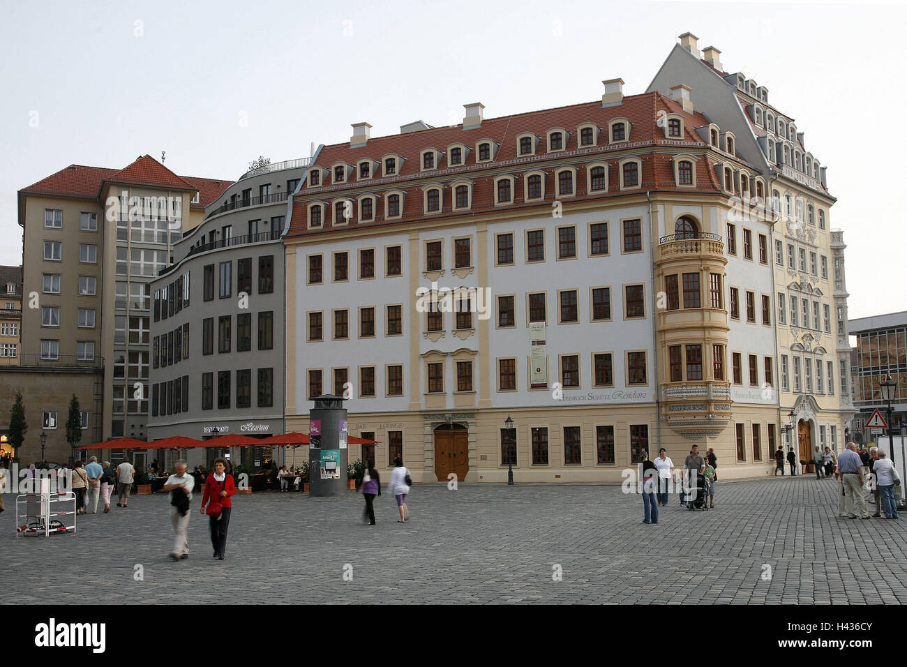 Germany, Saxony, Dresden, Old Town, new market, tourist, Stock Photo