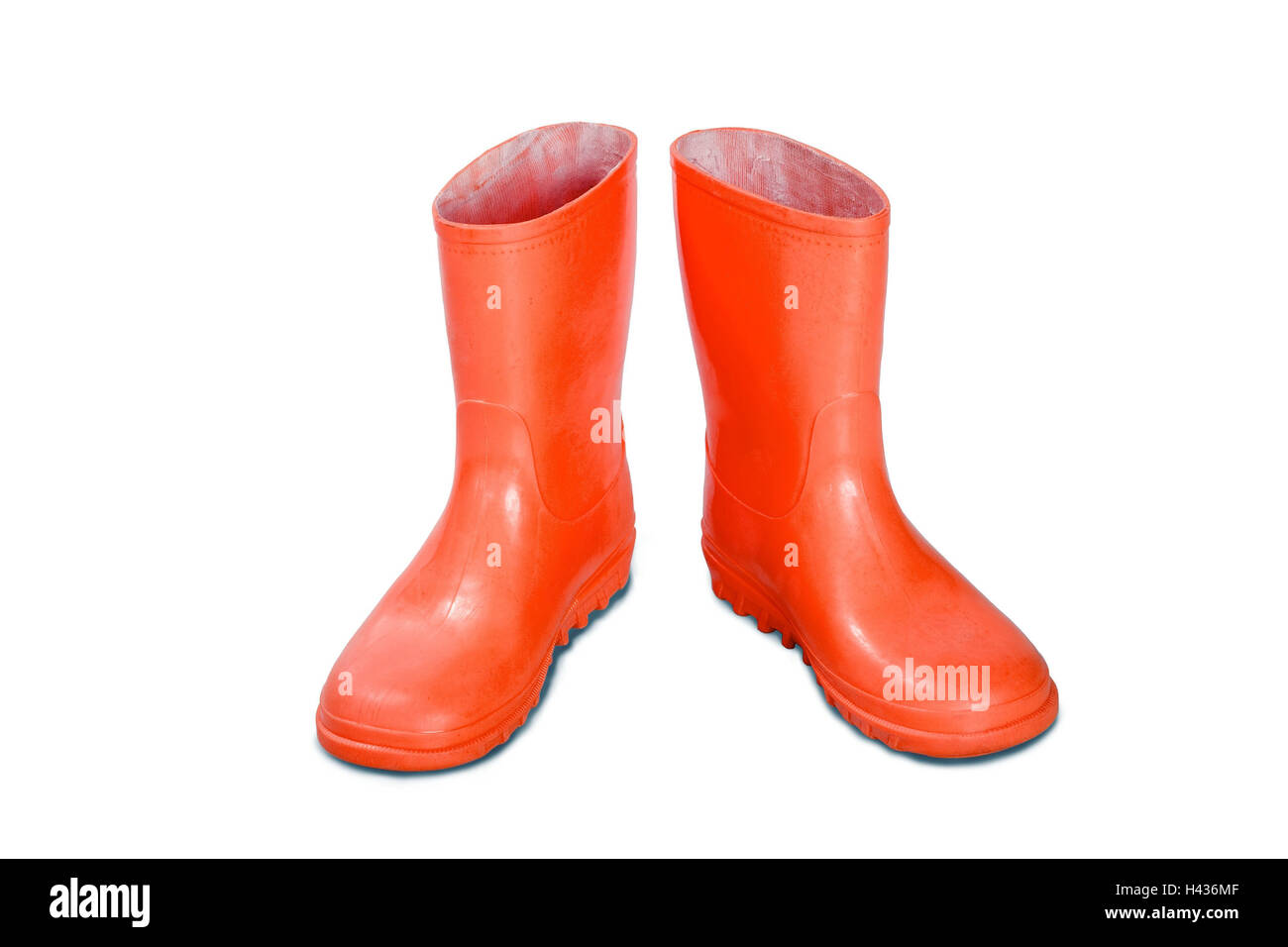 Wellington, red, rain boat, boot, in pairs, waterproof, rainwear, equipment, Outdoor, weather, weatherproofly, moisture protection, footwear, function clothes, rain protection, product photography, cut out, Stock Photo