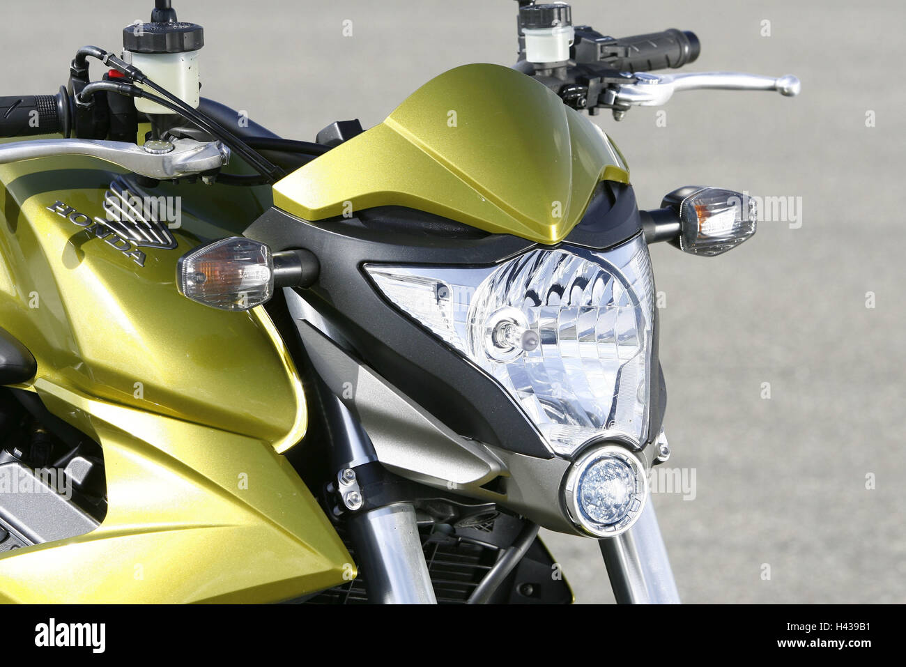Honda CB 1000 R, detail, front, headlight, Stock Photo