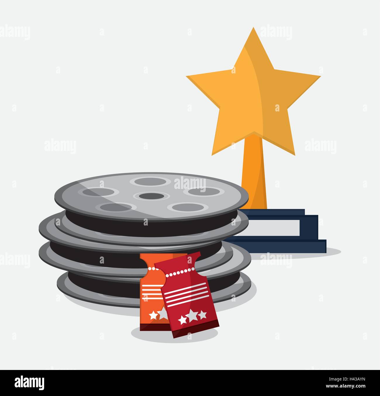 Film reel cinema and movie design Stock Vector Image & Art - Alamy