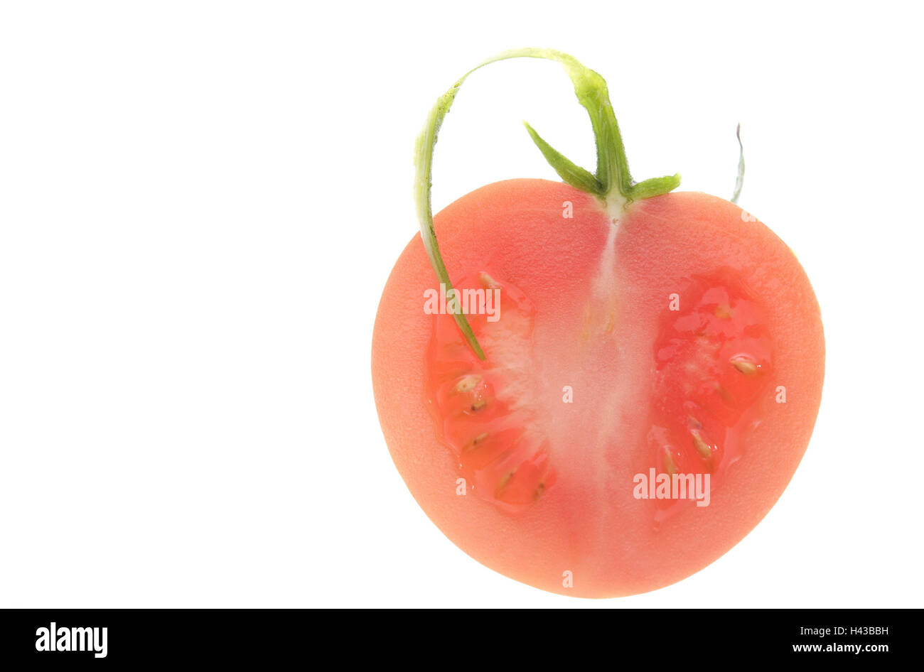 Tomato, halves, Stock Photo