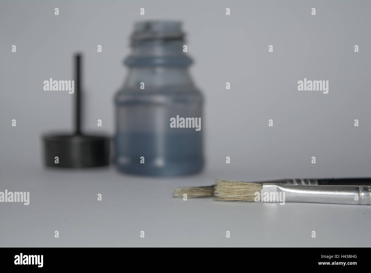 Ink and brush Stock Photo Alamy