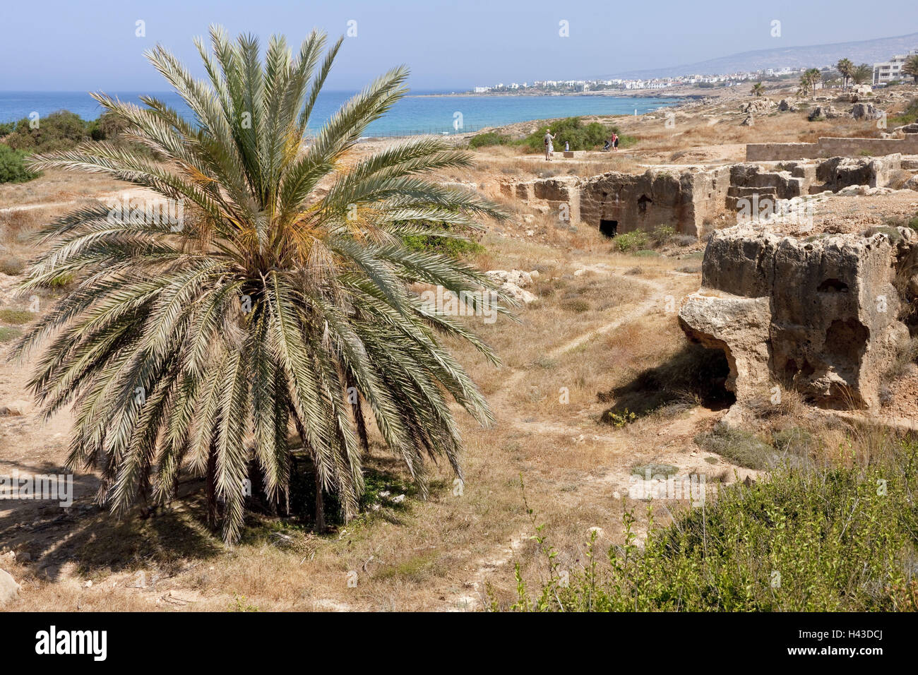 Cyprus, east coast, Kato Paphos, king's tombs, Stock Photo