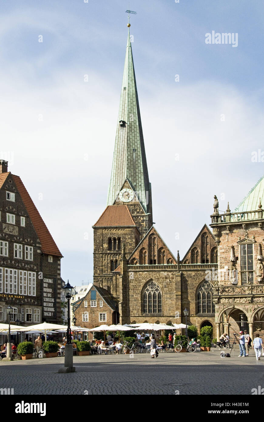 Germany, free Hanseatic town Bremen, parish church 'Unsere Lieben Frauen', Stock Photo