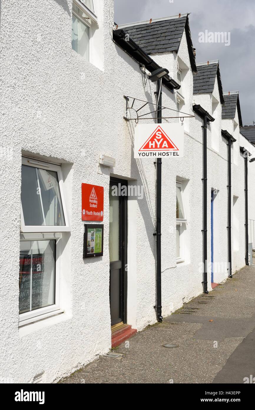 Scottish youth hosteling association accommodation in Ullapool, Highland, Scotland, UK Stock Photo